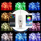 Christmas Decoration USB Copper Wire String Light Bluetooth Mobile APP Control, Length: 20m 200 LEDs, APP Control, Length: 20m 200 LEDs