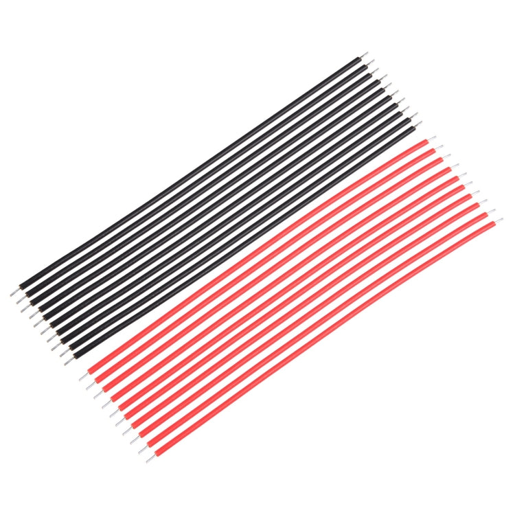 10 Pairs 22AWG Red Black Parallel Circuit Cables, Length: 12cm — view 3