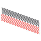 10 Pairs 22AWG Red Black Parallel Circuit Cables, Length: 20cm — view 3