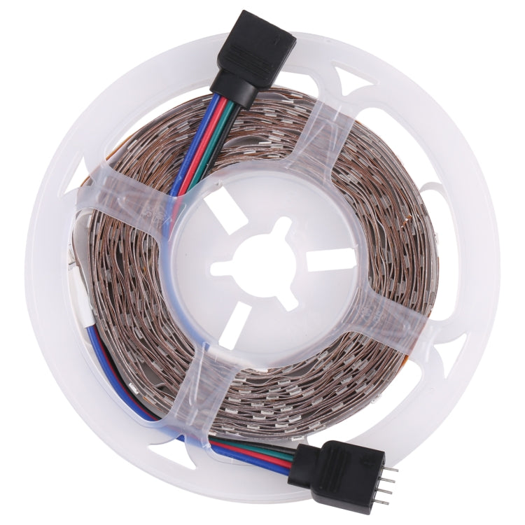 Bare Board 2835 SMD RGB LED Rope Light, 60 LED/m, Length: 5m, 12V 2A 100-240V, with 24-key Remote Control, 5m, with 24-key Remote Control