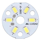 6 LEDs 270 LM 3000-6500K, Diameter: 32mm — Warm White Light