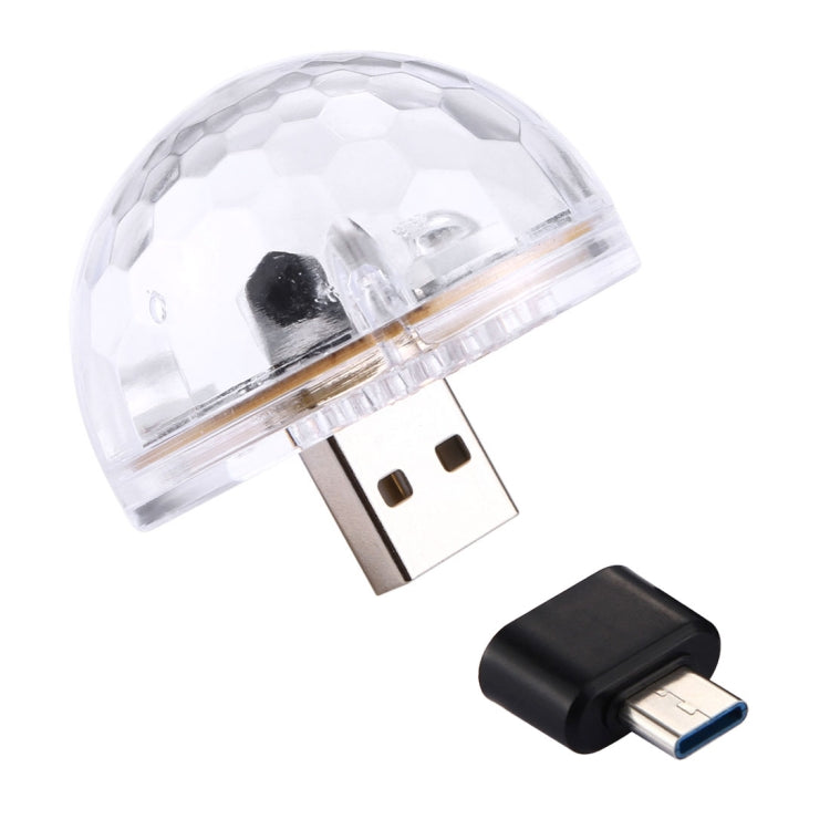 4 LEDs Mini LED Music Sound Control KTV DJ Disco Light Effect Light — view 6