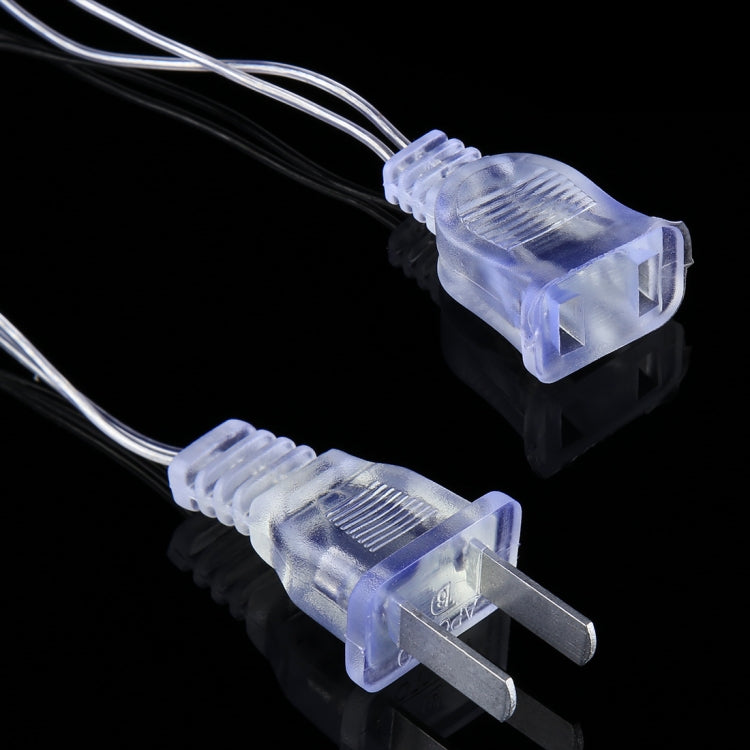 96 LEDs Little Ice Bars String with End Joint & Multi-function Controller, US Plug, AC 110V — 3.5m Purple Light US Plug