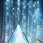 300 LEDs Curtain String Light with End Joint & Multi-function Controller & Memory Waterproof, US Plug, AC 110V — view 8