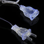 200 LEDs Reticular String Light with End Joint & Multi-function Controller, US Plug, AC 110V — Warm White US Plug