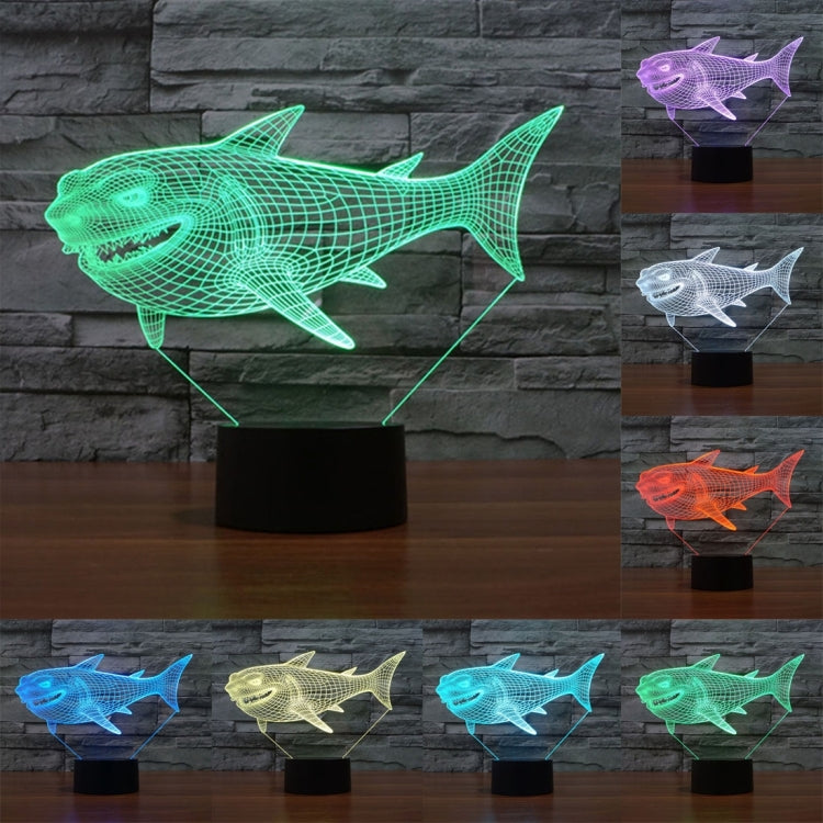 7 Color Discoloration Creative Visual Stereo Lamp Desk Lamp Night Light