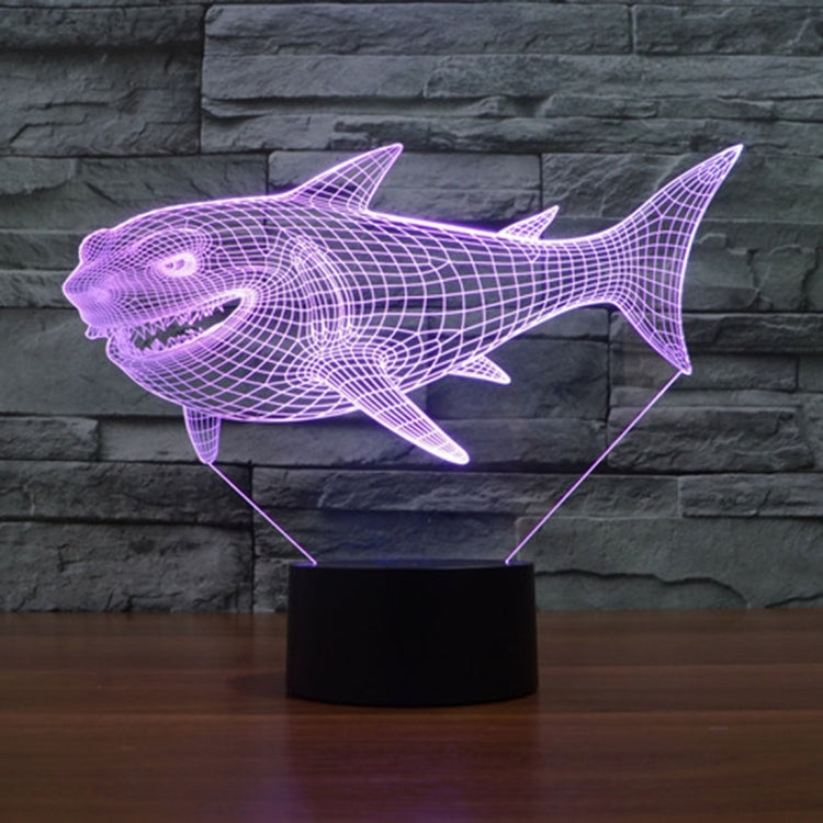 7 Color Discoloration Creative Visual Stereo Lamp Desk Lamp Night Light