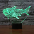 7 Color Discoloration Creative Visual Stereo Lamp Desk Lamp Night Light