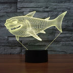 7 Color Discoloration Creative Visual Stereo Lamp Desk Lamp Night Light