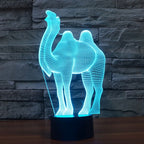 7 Color Discoloration Creative Visual Stereo Lamp Desk Lamp Night Light — view 11