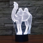 7 Color Discoloration Creative Visual Stereo Lamp Desk Lamp Night Light — view 13