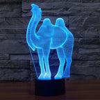 7 Color Discoloration Creative Visual Stereo Lamp Desk Lamp Night Light — view 9
