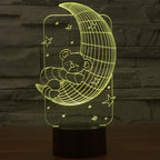 7 Color Discoloration Creative Visual Stereo Lamp Desk Lamp Night Light — view 10