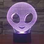 7 Color Discoloration Creative Visual Stereo Lamp Desk Lamp Night Light — view 12