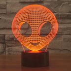 7 Color Discoloration Creative Visual Stereo Lamp Desk Lamp Night Light — view 7
