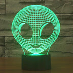 7 Color Discoloration Creative Visual Stereo Lamp Desk Lamp Night Light — view 8