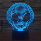 7 Color Discoloration Creative Visual Stereo Lamp Desk Lamp Night Light — view 9