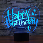 7 Color Discoloration Creative Visual Stereo Lamp Desk Lamp Night Light — view 9