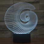 7 Color Discoloration Creative Visual Stereo Lamp Desk Lamp Night Light — view 12