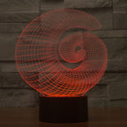 7 Color Discoloration Creative Visual Stereo Lamp Desk Lamp Night Light — view 13