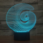 7 Color Discoloration Creative Visual Stereo Lamp Desk Lamp Night Light — view 10