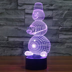 7 Color Discoloration Creative Visual Stereo Lamp Desk Lamp Night Light — view 12