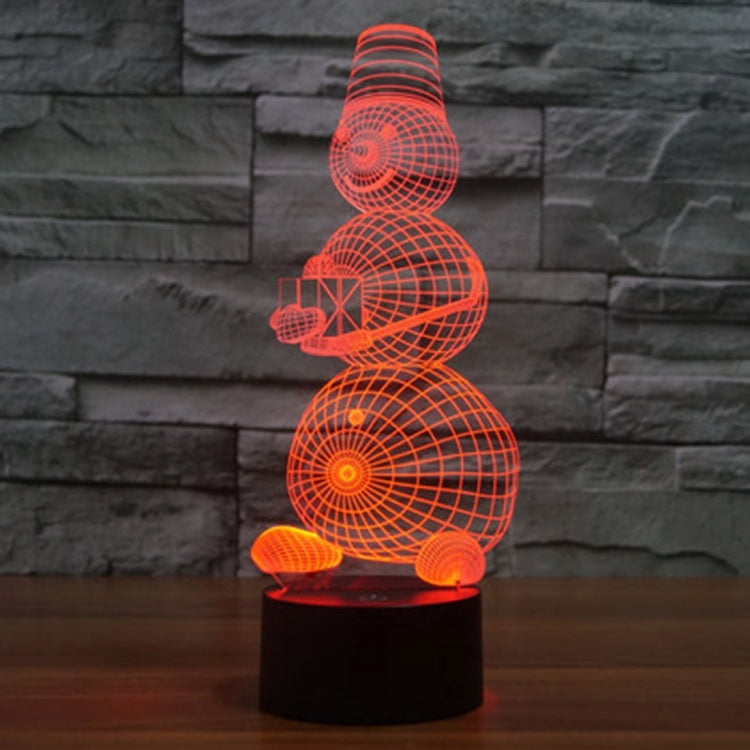 7 Color Discoloration Creative Visual Stereo Lamp Desk Lamp Night Light — view 7