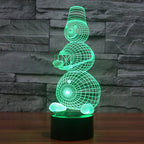 7 Color Discoloration Creative Visual Stereo Lamp Desk Lamp Night Light — view 8