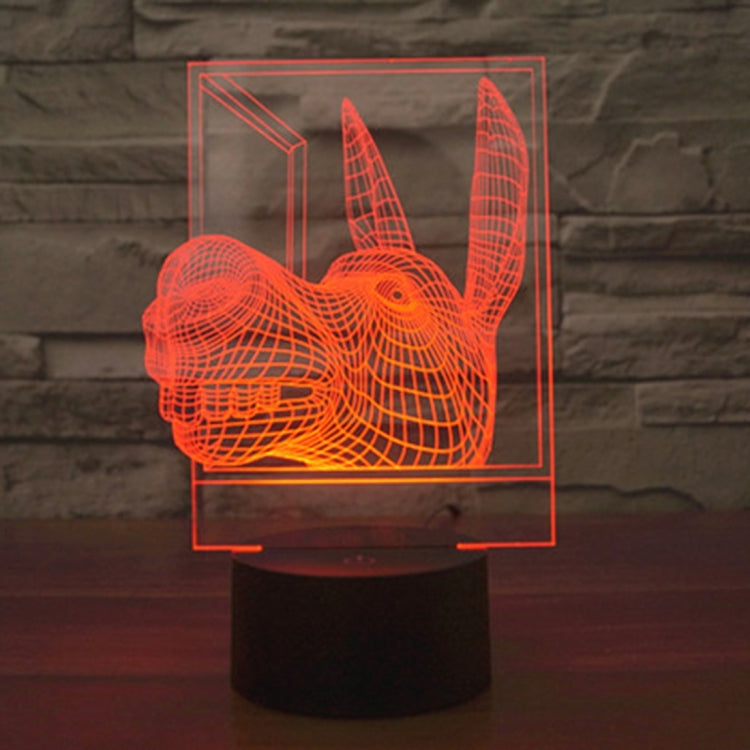 7 Colour Discoloration Creative Visual Stereo Lamp Desk Lamp Night Light — view 6