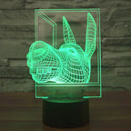 7 Colour Discoloration Creative Visual Stereo Lamp Desk Lamp Night Light — view 7