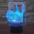 7 Colour Discoloration Creative Visual Stereo Lamp Desk Lamp Night Light — view 8