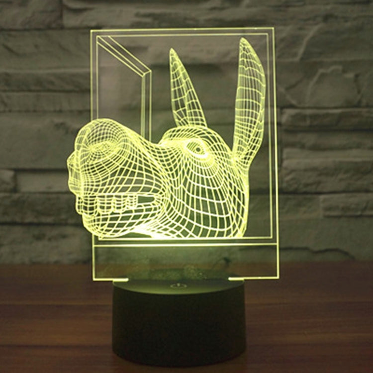 7 Colour Discoloration Creative Visual Stereo Lamp Desk Lamp Night Light — view 9