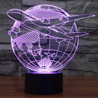7 Colour Discoloration Creative Visual Stereo Lamp Desk Lamp Night Light — view 11