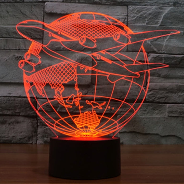 7 Colour Discoloration Creative Visual Stereo Lamp Desk Lamp Night Light — view 6