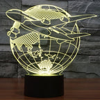 7 Colour Discoloration Creative Visual Stereo Lamp Desk Lamp Night Light — view 9