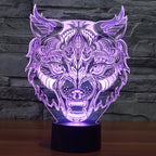 7 Colour Discoloration Creative Visual Stereo Lamp Desk Lamp Night Light — view 11