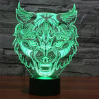 7 Colour Discoloration Creative Visual Stereo Lamp Desk Lamp Night Light — view 7