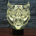 7 Colour Discoloration Creative Visual Stereo Lamp Desk Lamp Night Light — view 9