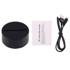 7 Colour Discoloration Creative Visual Stereo Lamp Desk Lamp Night Light — view 4