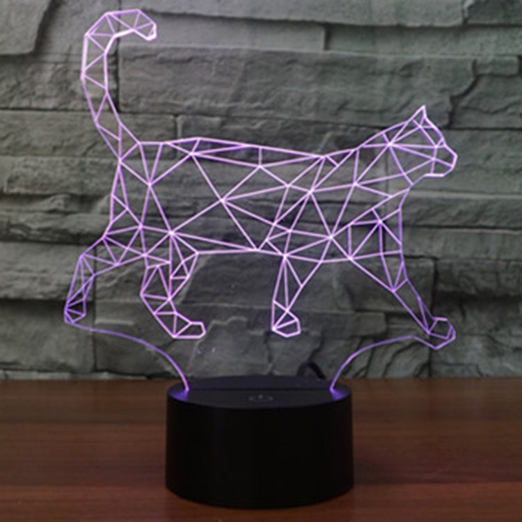 7 Colour Discoloration Creative Visual Stereo Lamp Desk Lamp Night Light — view 8