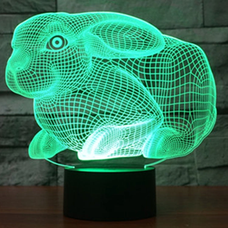 7 Colour Discoloration Creative Visual Stereo Lamp Desk Lamp Night Light — view 7