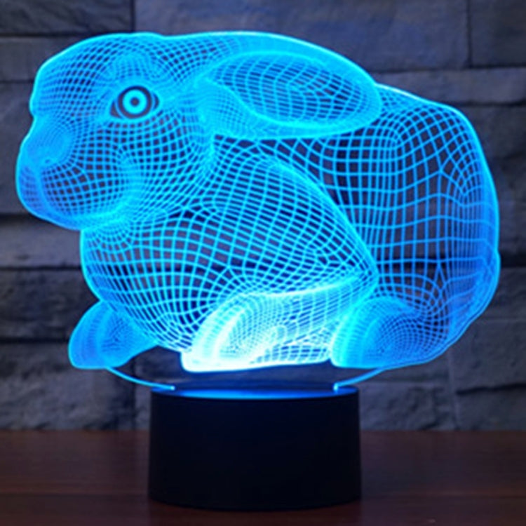 7 Colour Discoloration Creative Visual Stereo Lamp Desk Lamp Night Light — view 8