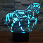 7 Color Discoloration Creative Visual Stereo Lamp Desk Lamp Night Light — view 10