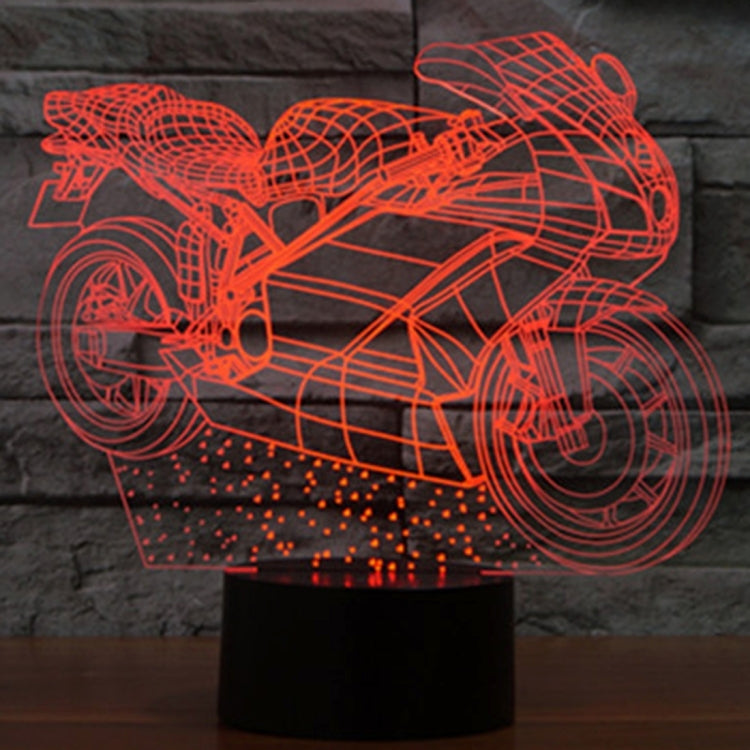 7 Colour Discoloration Creative Visual Stereo Lamp Desk Lamp Night Light — view 6