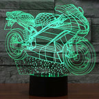 7 Colour Discoloration Creative Visual Stereo Lamp Desk Lamp Night Light — view 7