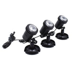 3 In 1 Warm Light Lawn Insertion Pool Diving Solar Spotlight — view 4