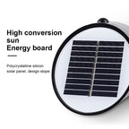 Solar Outdoor LED Induction Wall Light Night Light Radar Human Body Induction Lighting, Warm Light
