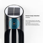 Solar Outdoor LED Induction Wall Light Night Light Radar Human Body Induction Lighting, Warm Light
