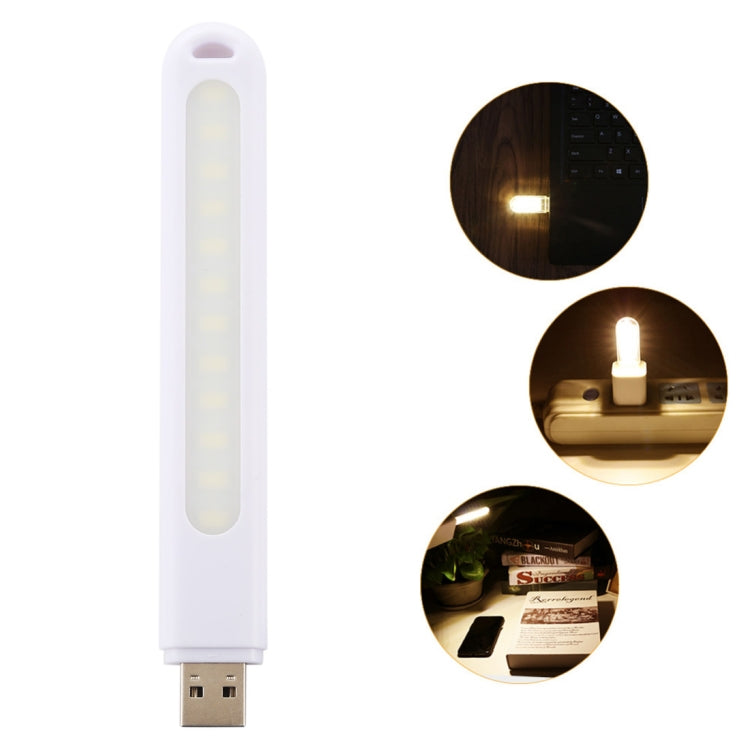 3W 12LEDs 5V 160LM USB LED Book Light Portable Night Light