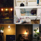 E14 Wire Cap Lamp Holder Chandelier Power Socket with Switch & Base & 1.5m Extension Cable, US Plug